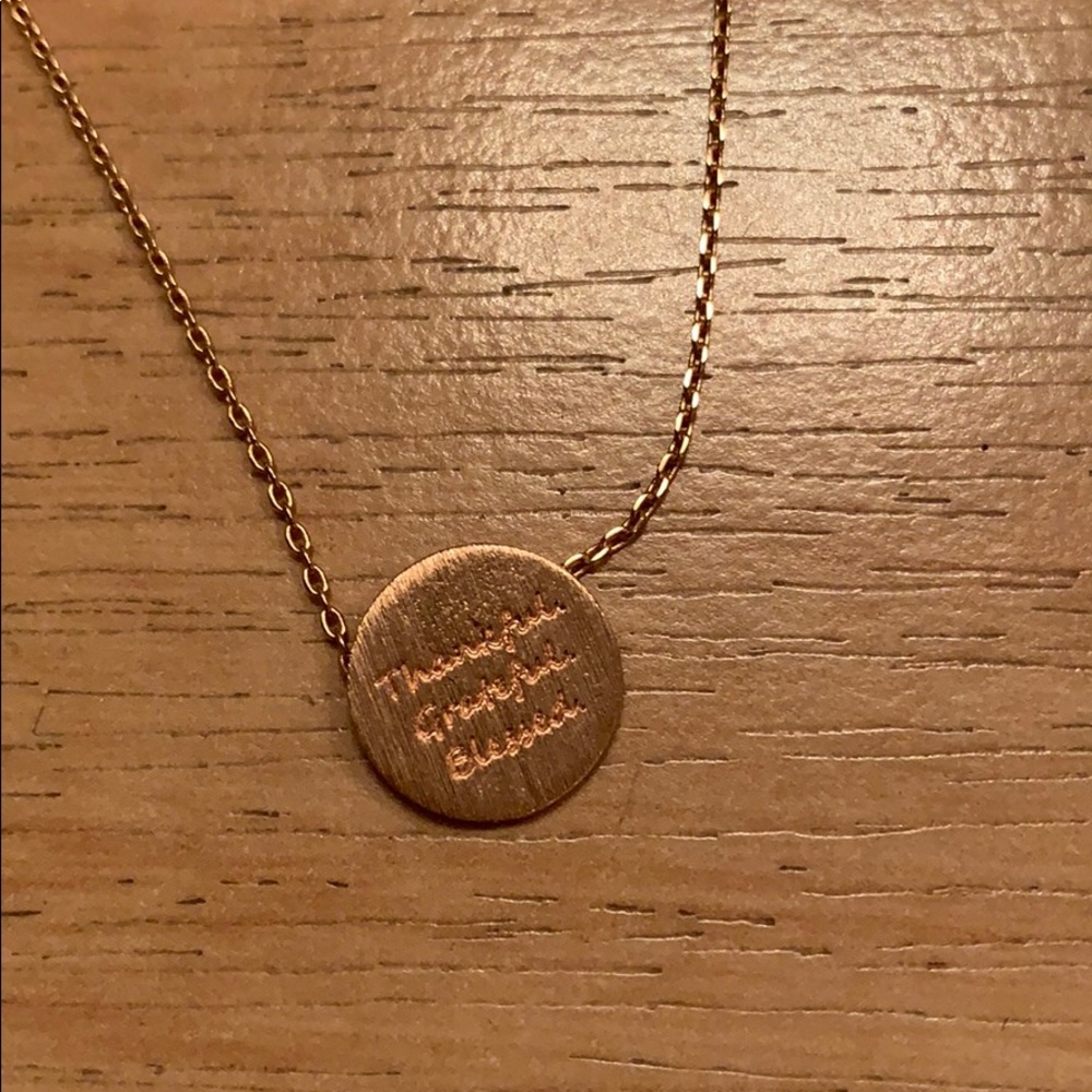 Monogram necklace